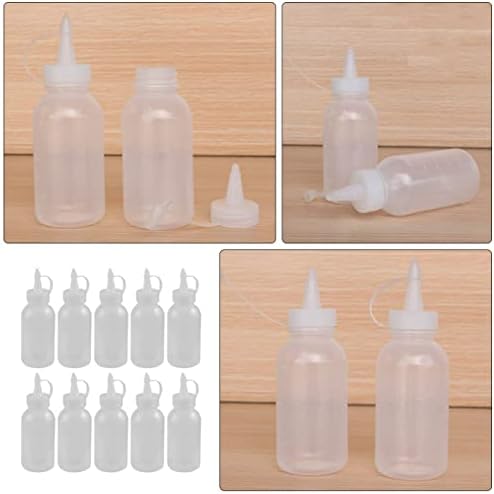 10pcs Zerodeko Squeeze Sauce Bottles Condiment Dispensers