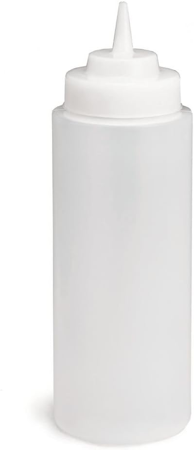 Tablecraft 3263C 32 Ounce Squeeze Bottle Dozen Natural