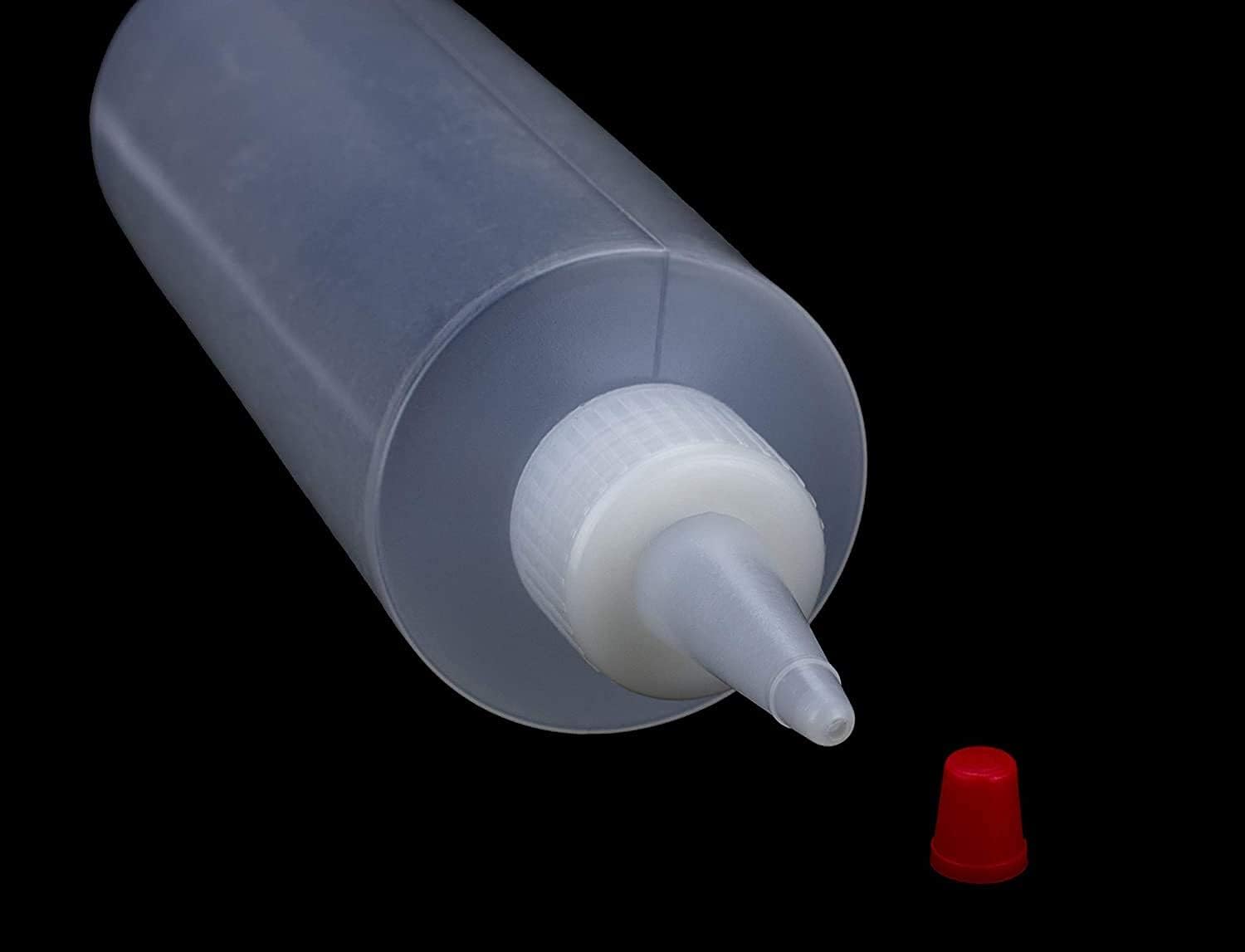 BRIGHTFROM 8 oz Condiment Squeeze Bottles Pack of 15