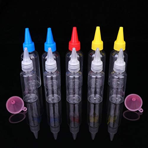 Cabilock 20pcs Condiment Squeeze Bottles with Cap and Lid