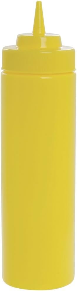 Tablecraft 24 Oz Yellow Squeeze Condiment Bottle