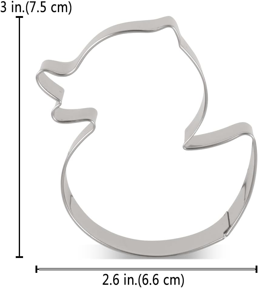 LILIAO Duck Cookie Cutter 26 x 295 Stainless Steel