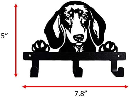 Fit Frenchie Dachshund Shape Wall Hook for Leash Keys Clothes