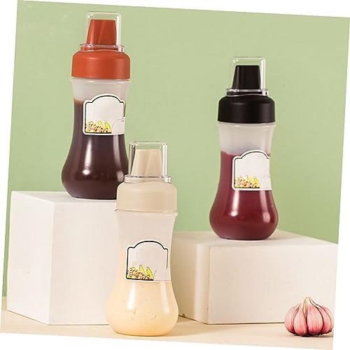 Garneck 2pcs Condiment Squeeze Bottles with Lids 1