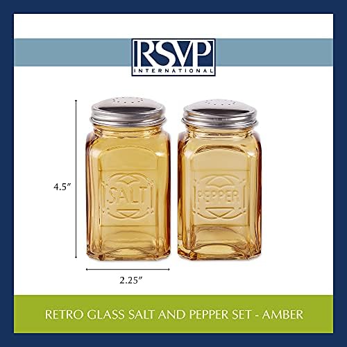 RSVP International Jumbo Amber Salt Pepper Shaker