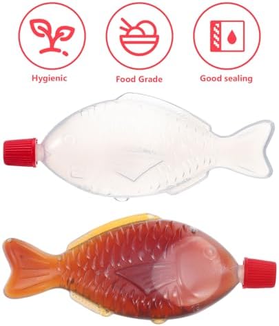 Zerodeko 100 PCS Condiment Squeeze Bottles