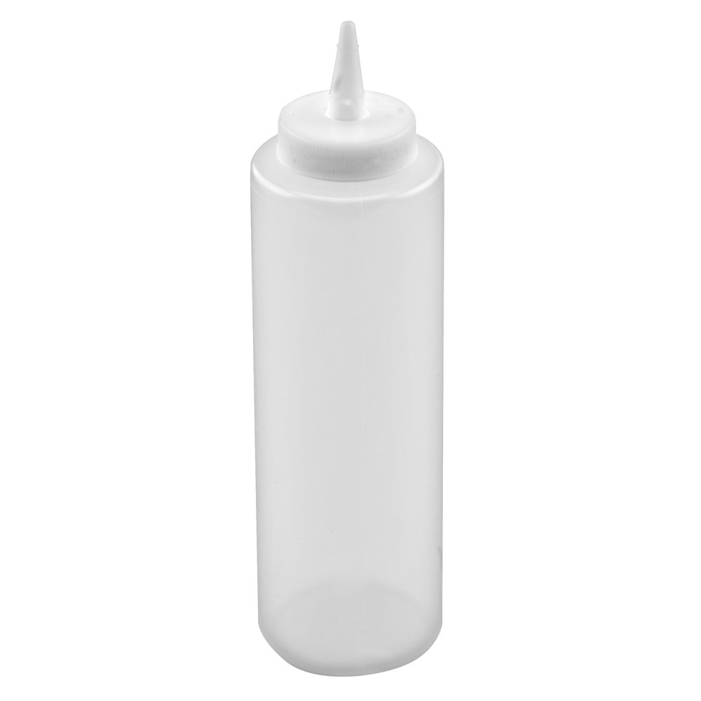 Tablecraft 12 Oz Clear Squeeze Bottle 12Box