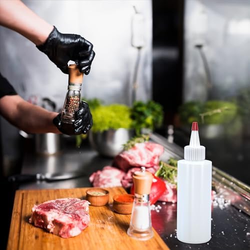 BRIGHTFROM 4 oz Condiment Squeeze Bottles Pack of 2 1