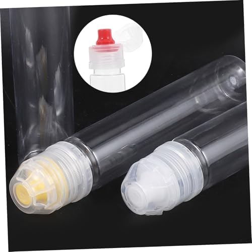 ULTECHNOVO 4PCS 2SET Mini Squeeze Bottles Condiment Dispenser