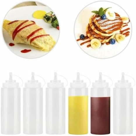240Ml Condiment Squeeze Bottles Set of 1 1