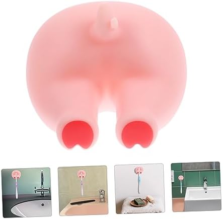 PRETYZOOM Cartoon Animal Tail Wall Hook Key and Toothbrush Holder 1