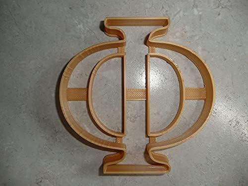 YNGLLC 6-Piece Greek Letter Fondant Cutter Set USA Made