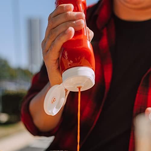 WXOIEOD 4-Pack Condiment Squeeze Bottles 360ml12oz