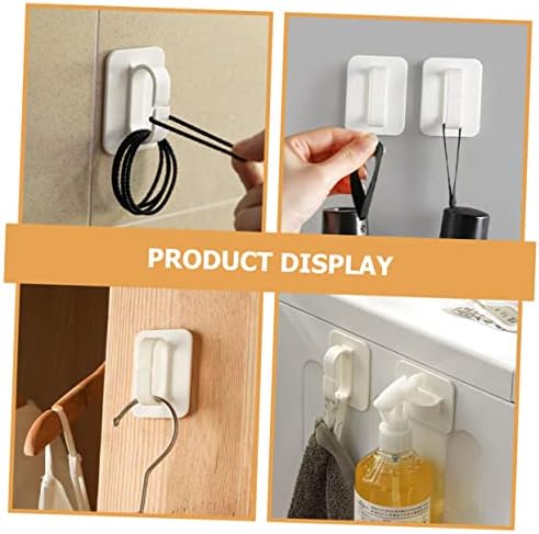 GLEAVI 6Pcs Adhesive Wall Hooks for Smooth Surfaces 1