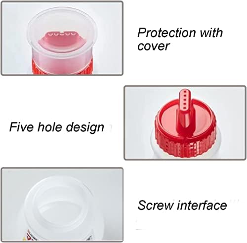 Porous Condiment Squeeze Bottles 3-Pack 13 oz