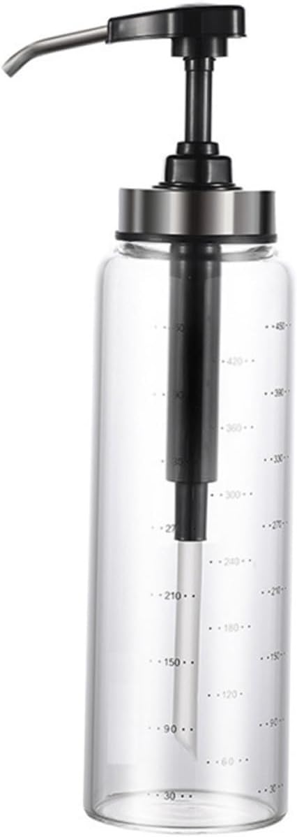 SHOWERORO 500ml Honey Dispenser Jar for Outdoor BBQ