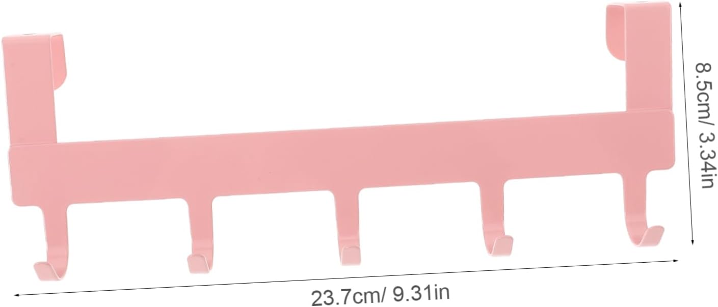 Pink Traceless Wall Hooks Towel Bar No Drill