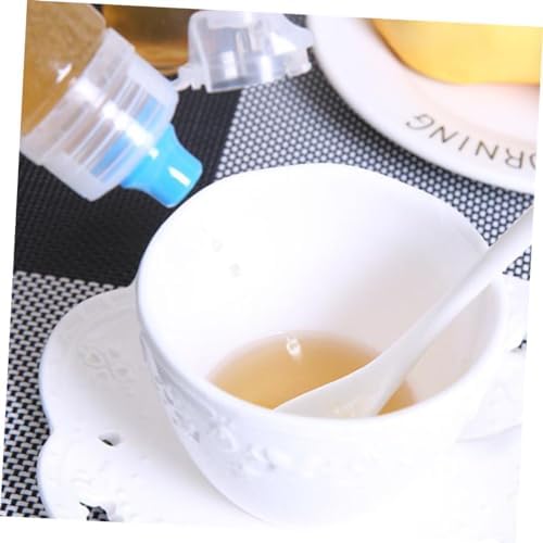 Luxshiny 4pcs PVC Food Sealed Storage Bottles