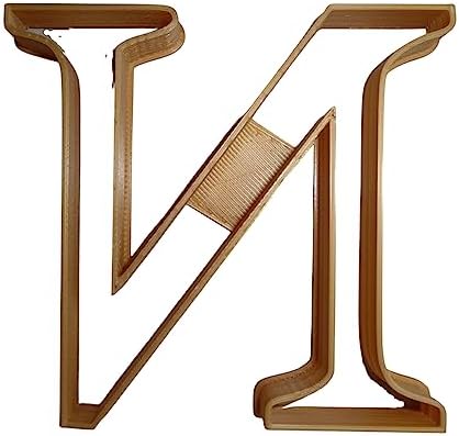 6 Piece N Greek Letter Fondant Cutter Set USA Made