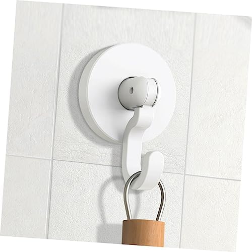 GLEAVI 3pcs Self-Adhesive Bathroom Door Hooks