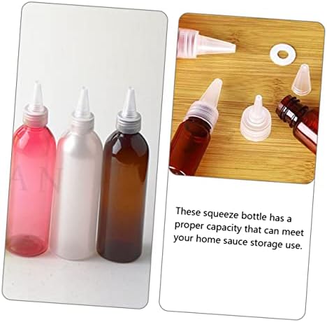 COLLBATH 250ml Condiment Squeeze Bottles Set