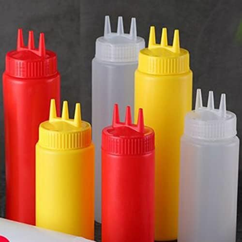 Xinsheinelry 3-Nozzle Condiment Squeeze Bottle 1