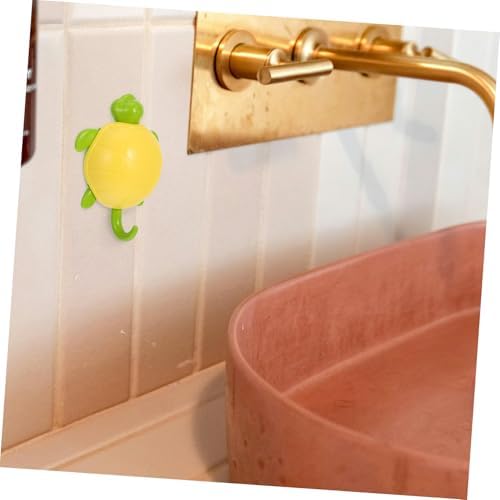 CHILDWEET 6pcs Adhesive Turtle Hooks for Home Use