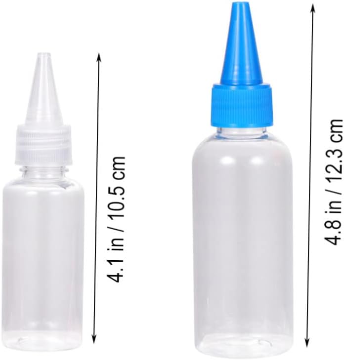 PRETYZOOM 20 Pack Squeeze Bottles with Lids