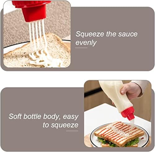 Porous Condiment Squeeze Bottles 3-Pack 13 oz