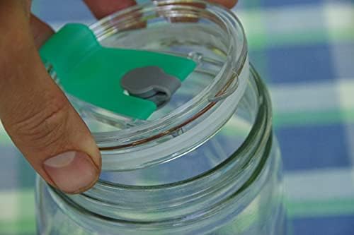 Masun Mason Jar Drinking Lids With Sleeves 2 Pack 1