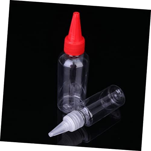 20pcs Plastic Squeeze Bottles with Cap and Lid