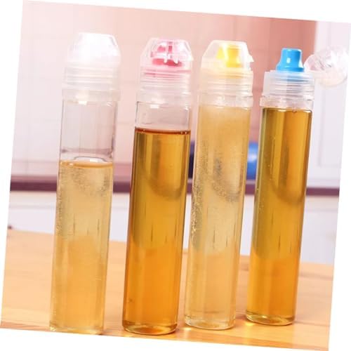STOBAZA 4 Pack Portable Salad Dressing Containers for Home Office Travel