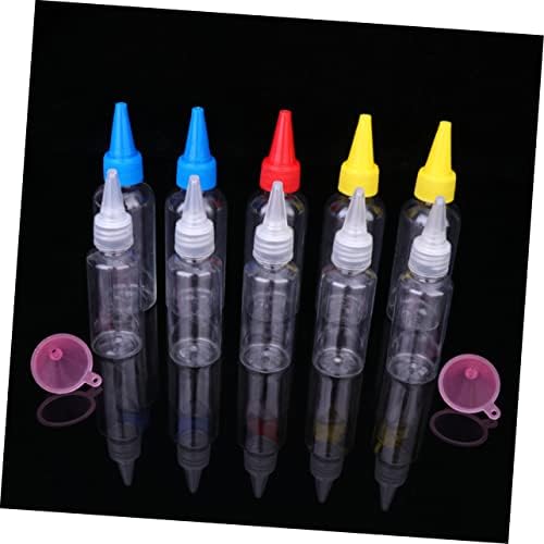 PRETYZOOM 20pcs Condiment Squeeze Bottles with Lids 1