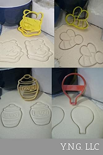 WINNIE THE POOH ADVENTURE THEME COOKIE CUTTERS SET OF 4