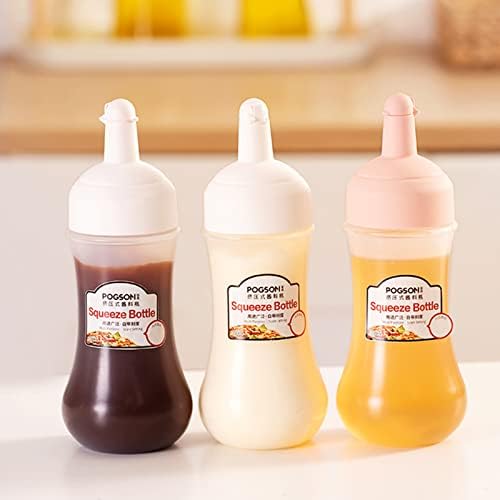 GMBYLBY Condiment Squeeze Bottle with Caps