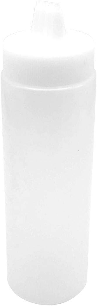 GARASANI 4 Hole Condiment Squeeze Bottle Dispenser 18oz - 530ml