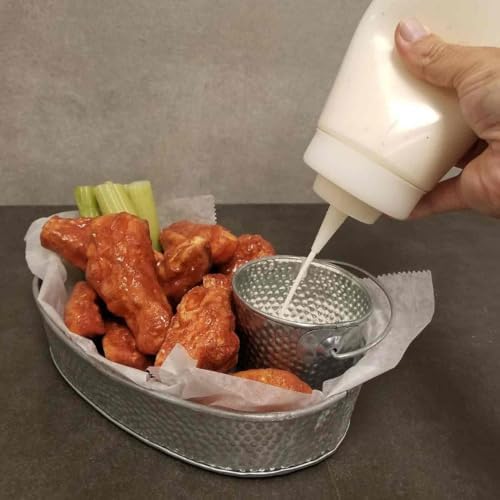 Tablecraft 24 oz Clear Condiment Squeeze Bottle