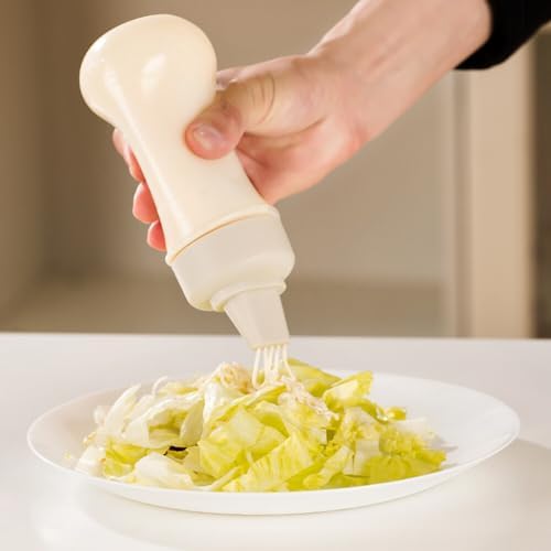 PHEZEN 2PCS 280ml Leak Proof Condiment Bottles