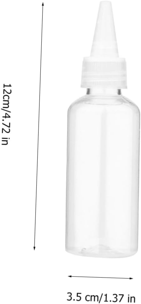 STOBAZA 20PCS Clear Condiment Squeeze Bottles 1