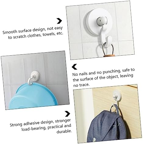 Vaguelly Strong Adhesive Wall Hooks for Bathroom Kitchen Door