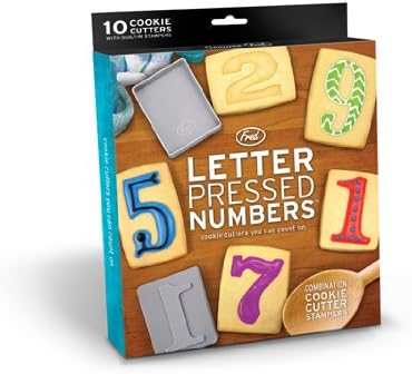 Genuine Fred Number-Style Cookie Cutters Set of 10