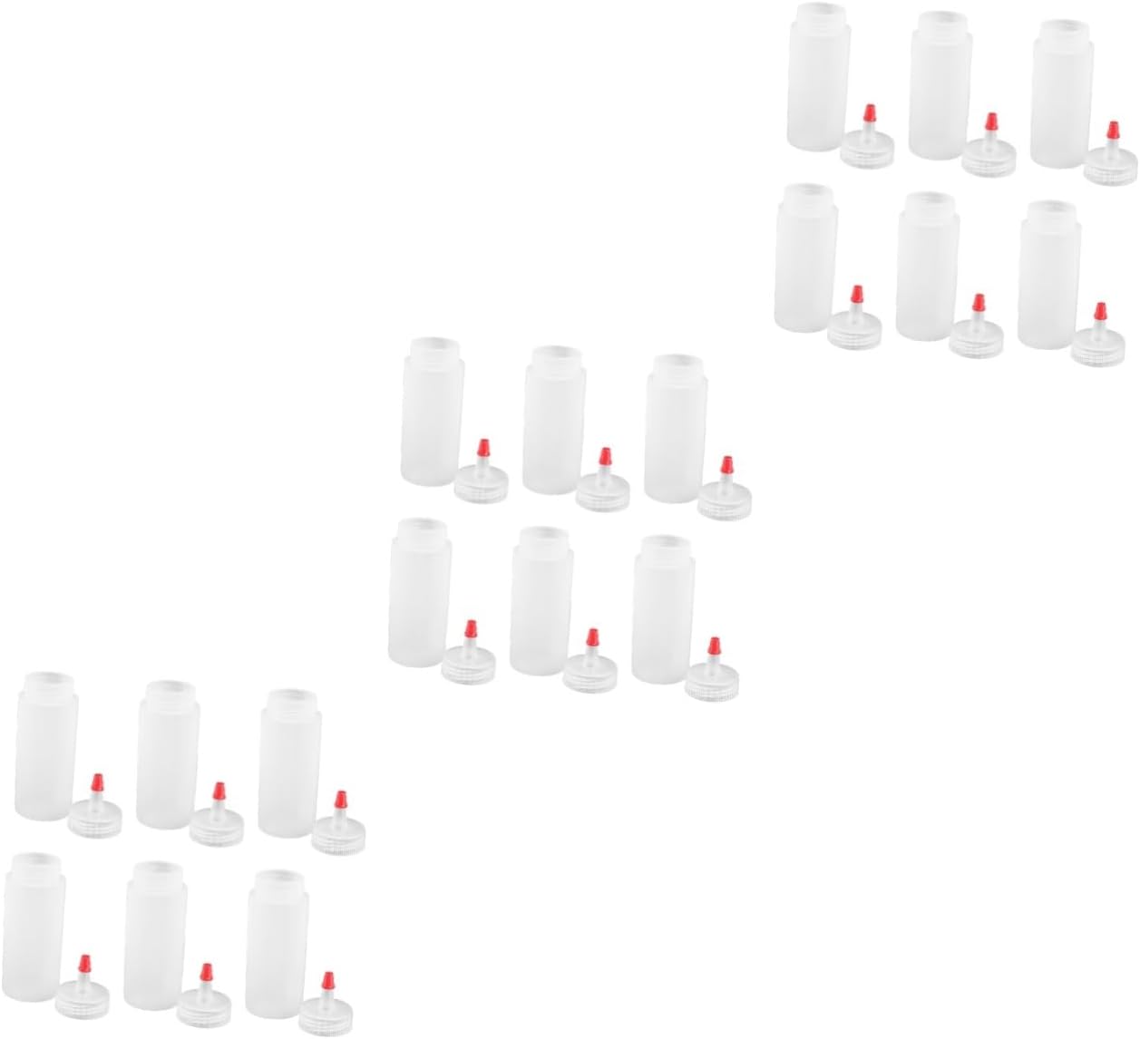 MAGICLULU 18 Pcs Leak-Proof Squeeze Bottles