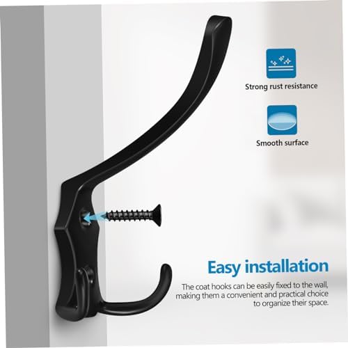 Vaguelly 20pcs Metal Wall Coat Hooks for Home Organization 1