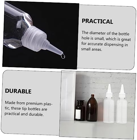 STOBAZA 20PCS Clear Condiment Squeeze Bottles 1