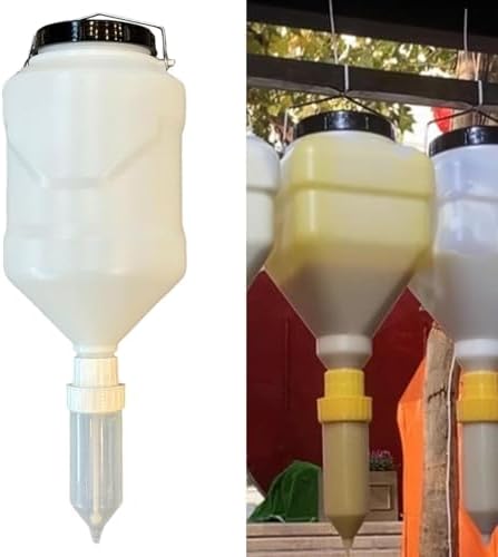 Hanging Sauce Dispenser 3L Refillable Condiment Bottle for Kitchen Use