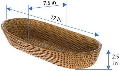 KOUBOO La Jolla Bread Basket Large Honey Brown 1