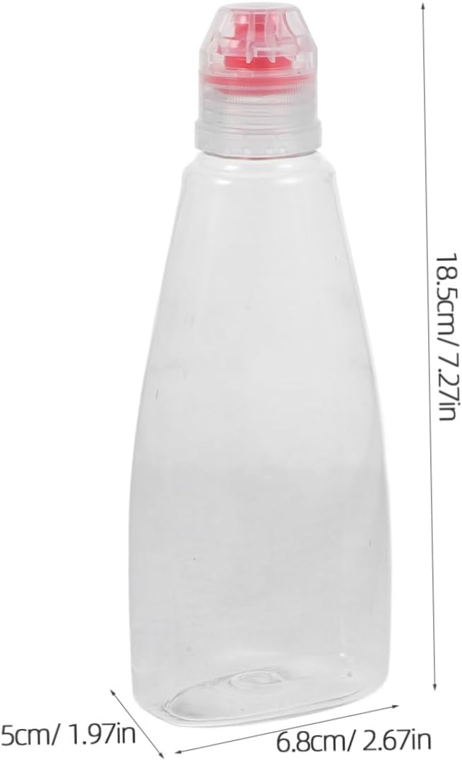 TOPPERFUN 3 Sets Honey Bottle Squirt Bottles for Sauce Seasoning