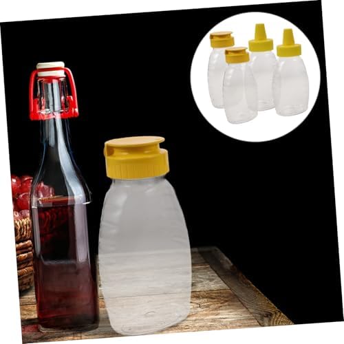 WATIIFUFU 4PC Multi-Purpose Condiment Squeeze Bottles Leakproof