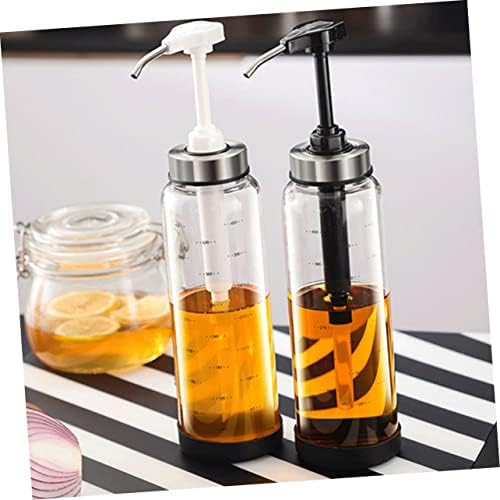 COLLBATH Honey Jar Pump Small Sauce Bottle for Soy Sauce Vinegar