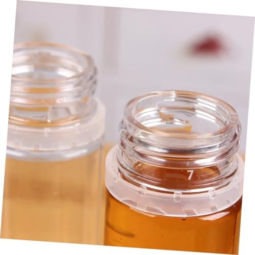 WATIIFUFU 4pcs Color PVC Condiment Squeeze Bottles